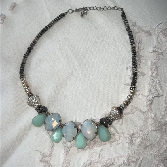 Silver statement necklace from anthropologie - Picture 5 of 5